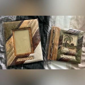 New in package, Jamaica, photo album and frame.